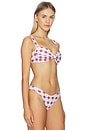 view 2 of 4 TOP BIKINI HAYDEN in Maroon Plaid