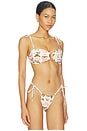 view 2 of 4 TOP BIKINI BANDA TORI TIES in Monarch