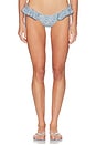 view 1 of 5 Uno Ruffle Bows Bikini Bottom in Blue Petite Fleur