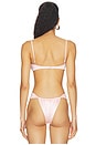 view 3 of 4 TOP BIKINI PETAL in Pale Blush Silkie