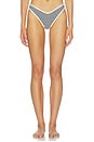 view 1 of 6 Lulu Bikini Bottom in Black & White Gingham