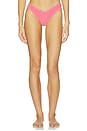 view 1 of 5 Lulu Bikini Bottom in Red Micro Gingham