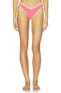 view 1 of 5 НИЗ БИКИНИ LULU in Red Micro Gingham