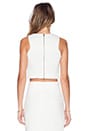 view 3 of 4 TOP CORTO ORIEL CROPPED TOP in Winter White
