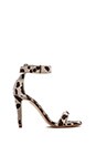 view 1 of 5 Ankle Strap Sandal with Fur in Leopard Pony