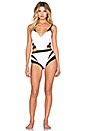 view 1 of 3 MAILLOT DE BAIN ROXY in White & Black