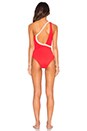 view 3 of 3 Sherri Swimsuit in Red & Nude