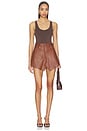 view 5 of 6 Marina Skort in Brown