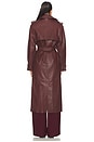 view 4 of 4 MELISSA アウターウェア in Burgundy