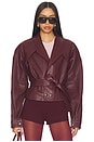 view 1 of 5 Karo Jacket in Burgundy