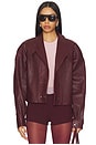 view 2 of 5 Karo Jacket in Burgundy