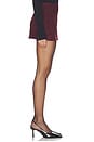 view 3 of 6 Classic Mini Skirt in Burgundy Suede