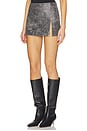 view 3 of 6 Deline Mini Skirt in Vintage Black