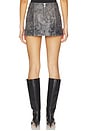 view 4 of 6 Deline Mini Skirt in Vintage Black