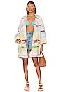 view 1 of 4 Carin Hooded Bathrobe in Multicolor