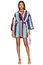view 2 of 4 Chantal Hooded Bathrobe in Multicolor