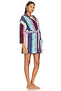 view 3 of 4 Chantal Hooded Bathrobe in Multicolor