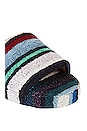 view 4 of 5 Chandler Open Slipper With Band in Blu Multicolor
