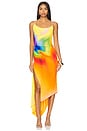 view 1 of 3 Rainbow Orchid Slip Dress in Multi