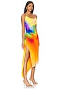 view 2 of 3 Rainbow Orchid Slip Dress in Multi