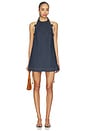 view 1 of 4 Rope A-line Mini Dress in Dark Indigo