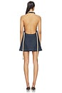 view 3 of 4 Rope A-line Mini Dress in Dark Indigo