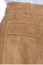 view 6 of 6 Deconstructed Suede Short in Tan