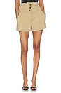 view 1 of 6 Triple Waistband Short in Khaki