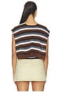 view 4 of 5 CÁRDIGAN COMBO STRIPE in Brown Multi