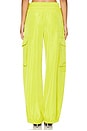 view 4 of 6 Double Waistband Cargo Pants in Lime