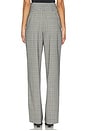 view 4 of 6 PANTALON DOUBLE WAISTBAND TAILORED WIDE LEG in Grey