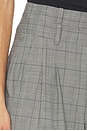 view 6 of 6 PANTALON DOUBLE WAISTBAND TAILORED WIDE LEG in Grey