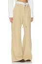 view 2 of 6 Double Waistband Wide Leg Pant in Tan