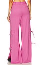 view 4 of 5 Side Slit Cargo Pants With Chain in Pink