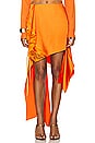 view 1 of 4 Deconstructed Skirt in Orange