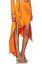 view 2 of 4 Deconstructed Skirt in Orange