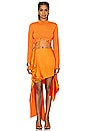 view 4 of 4 Deconstructed Skirt in Orange