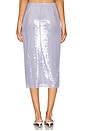 view 4 of 6 Sheer Sequin Pencil Skirt in Lilac
