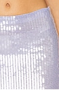 view 6 of 6 Sheer Sequin Pencil Skirt in Lilac