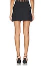view 4 of 6 Deconstructed Tailored Mesh Corset Mini Skirt in Black
