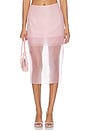 view 1 of 6 FALDA ORGANZA PENCIL in Pink