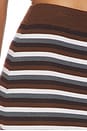 view 6 of 6 FALDA STRIPE CASCADE in Brown Multi