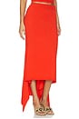 view 2 of 6 Ribbed Knit Skirt in Amaranth