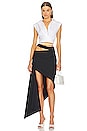 view 4 of 4 Sleeveless Draped Shirt in Ivory