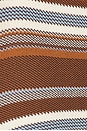 view 6 of 6 Striped Jacquard Top And Scarf in Brown Multi