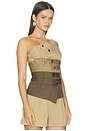 view 2 of 4 Waistband Corset in Brown