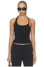 view 1 of 4 Leather Belt Knit Top in Black
