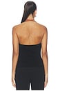 view 4 of 4 Leather Belt Knit Top in Black