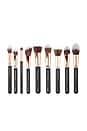 view 2 of 2 Pro Face Makeup Brush Set in Black