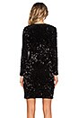 view 3 of 4 VESTIDO MELI in Black Iridescent Sequin